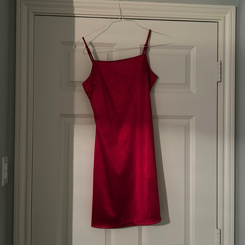 RED ALTERD STATE DRESS